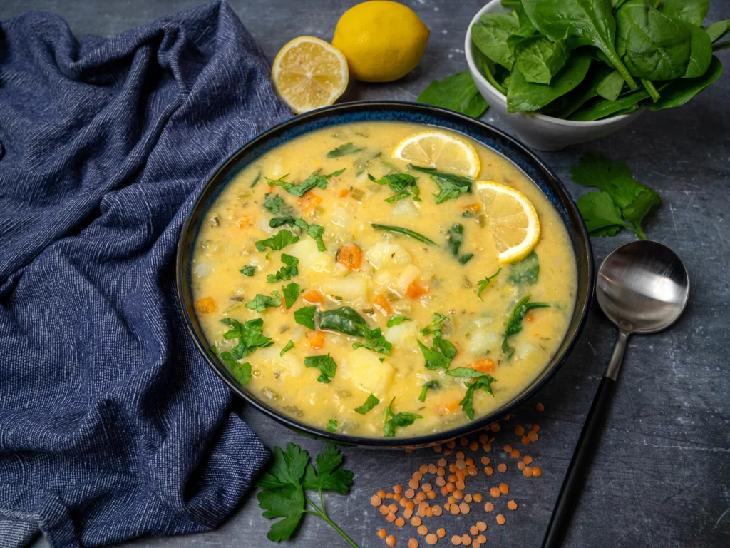 Lentil Potato Soup Vegan