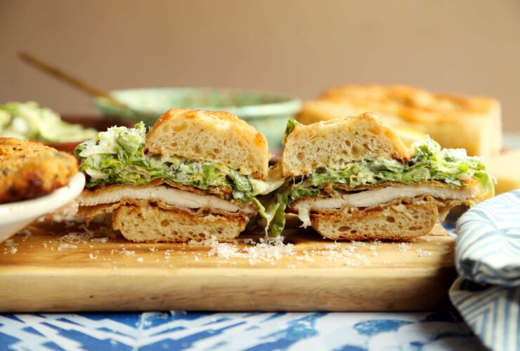 Chicken Caesar Salad Sandwich