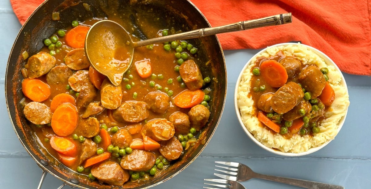 Curried Sausages Recipe