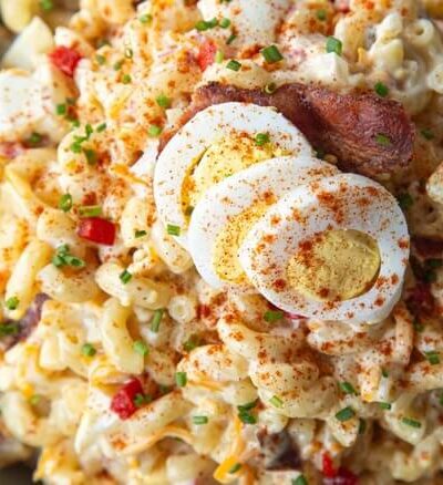 Deviled Egg Pasta Salad Recipe